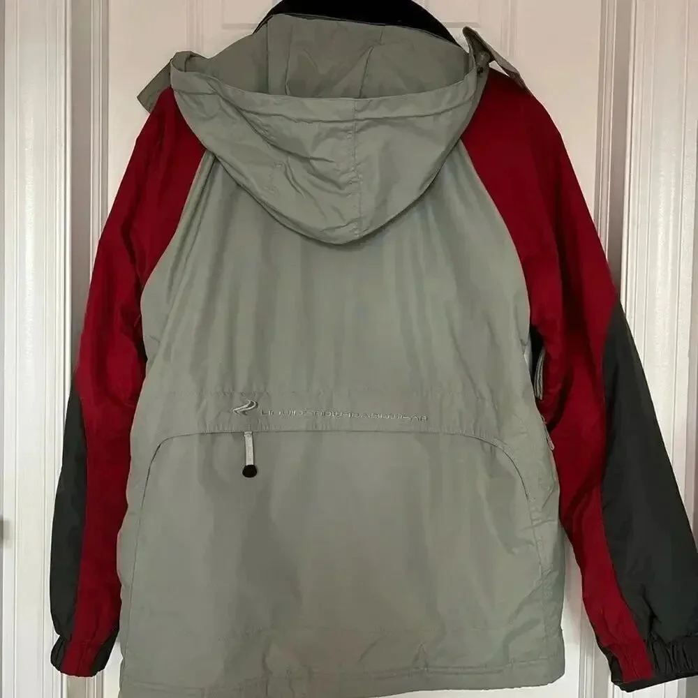 LIQUID Snowboarding jacket Gray & Red colorblock  size Youth XL